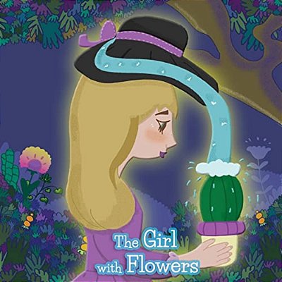 The Girl With Flowers-..
