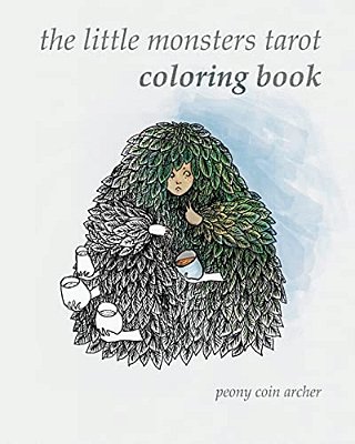 The Little Monsters Tarot Coloring Book-..