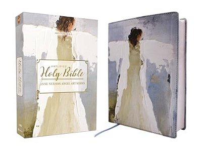 Amplified Holy Bible, Anne Neilson Angel Art Series, Leathersoft, Blue-..