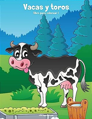 Vacas Y Toros Libro Para Colorear 1-..