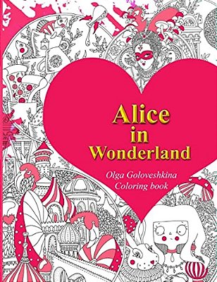 Alice In Wonderland Coloring Book-..