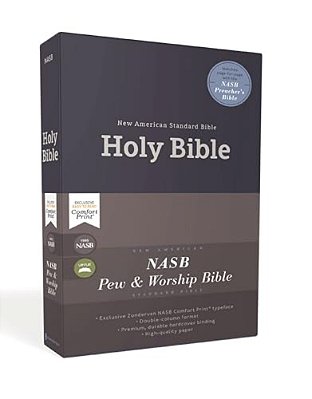 Nasb, Pew And Worship Bible, Hardcover, Blue, 1995 Text, Comfort Print-..