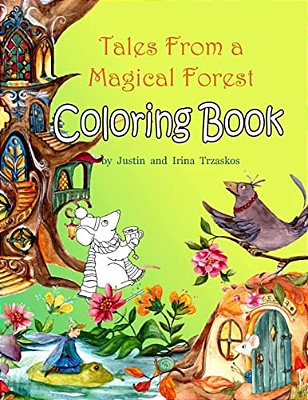 Tales From A Magical Forest Coloring Book-..