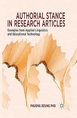 Authorial Stance In Research Articles: Examples From Applied Linguistics And Educational Technology-..