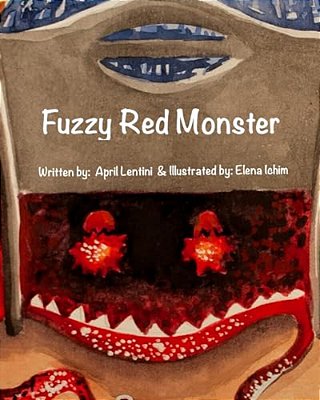 Fuzzy Red Monster-..