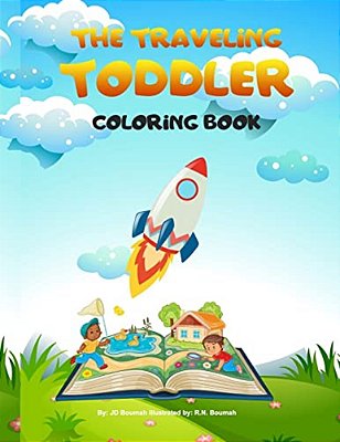 The Traveling Toddler Coloring Book-..