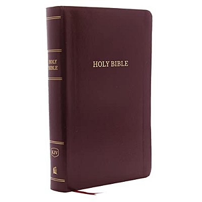 Kjv, Reference Bible, Personal Size Giant Print, Leather-Look, Burgundy, Red Letter Edition-..