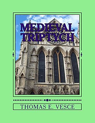 Medieval Triptych: Descriptive Panels Of Cloister, City And Castle Life-..