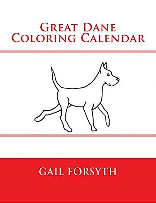 Great Dane Coloring Calendar-..