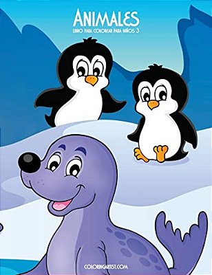 Animales Libro Para Colorear Para Niños 3-..