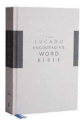 Niv, Lucado Encouraging Word Bible, Gray, Cloth Over Board, Comfort Print: Holy Bible, New International Version-..