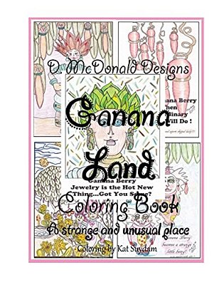 D. Mcdonald Designs Ganana Land Coloring Book-..