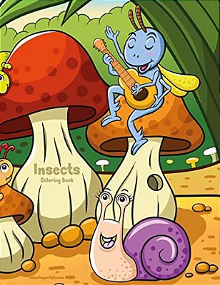 Insects Coloring Book 1-..