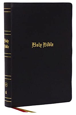 Kjv Holy Bible: Super Giant Print With 43,000 Cross References, Black Genuine Leather, Red Letter, Comfort Print: King James Version-..
