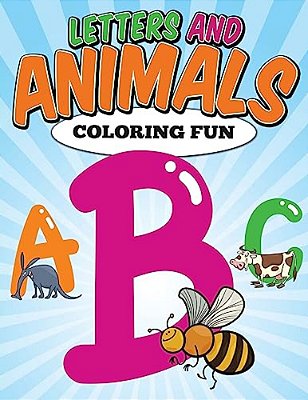 Letters And Animals Coloring Fun-..