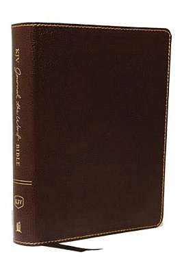 Kjv, Journal The Word Bible, Bonded Leather, Brown, Red Letter Edition, Comfort Print: Reflect, Journal, Or Create Art Next To Your Favorite Verses-..