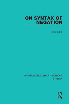 On Syntax Of Negation-..