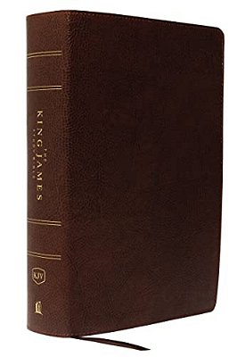 The King James Study Bible, Bonded Leather, Brown, Full-Color Edition-..