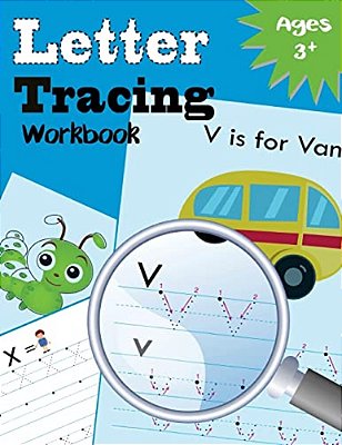 Letter Tracing Workbook: Kindergarten Tracing Workbook-..