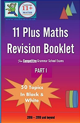 11+ Plus Maths Revision (Card) Booklet: For Competitive Grammar School Exams-..