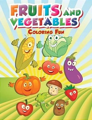 Fruits And Vegetables Coloring Fun-..