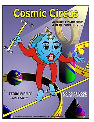 Cosmic Circus Coloring Book-..