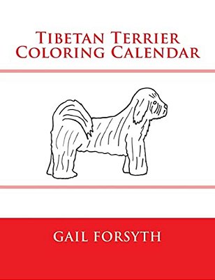 Tibetan Terrier Coloring Calendar-..