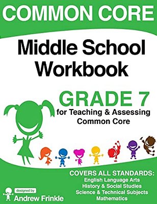 Common Core Middle School Workbook Grade 7-..