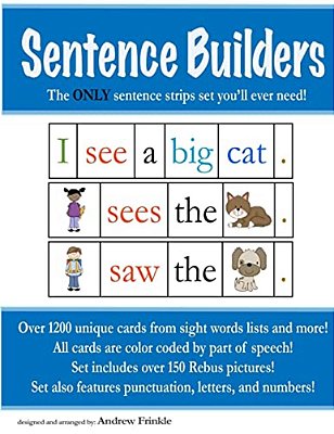 Sentence Builders: The Only Sentence Strips Set You'Ll Ever Need!-..