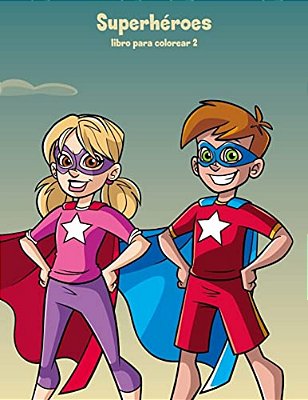 Superhéroes Libro Para Colorear 2-..