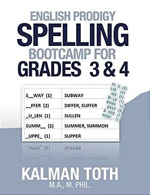English Prodigy Spelling Bootcamp For Grades 3 & 4-..
