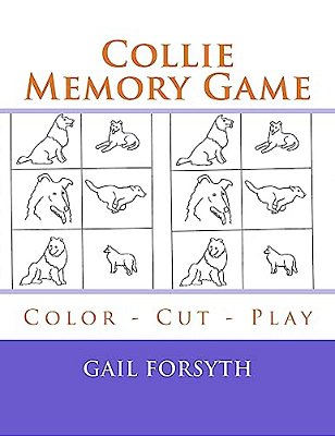 Collie Memory Game: Color - Cut - Play-..