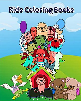 Kids Coloring Books: Happy Animal Pictures That Will Make You Smile!-..