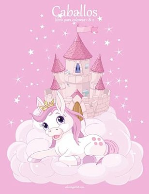Caballos Libro Para Colorear 1 & 2-..