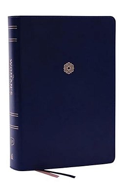 Kjv, The Woman's Study Bible, Blue Leathersoft, Red Letter, Full-Color Edition, Comfort Print (Thumb Indexed): Receiving God's Truth For Balance, Hope-..