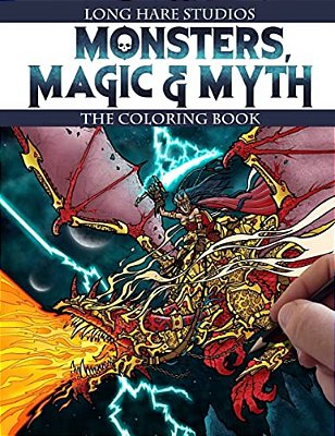 Monsters, Magic & Myth - The Coloring Book-..