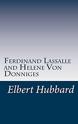 Ferdinand Lassalle And Helene Von Donniges-..