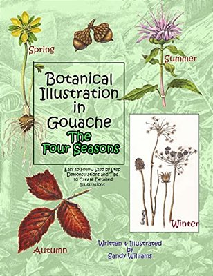 Botanical Illustration In Gouache - The Four Seasons-..