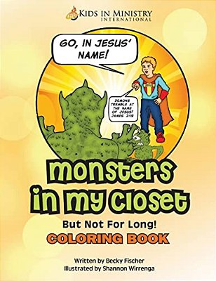 Monsters In My Closet Coloring Book-..