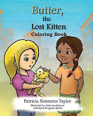 Butter, The Lost Kitten Coloring Book-..