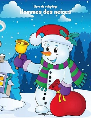 Livre De Coloriage Hommes Des Neiges 1 & 2-..