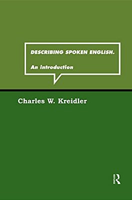 Describing Spoken English: An Introduction-..