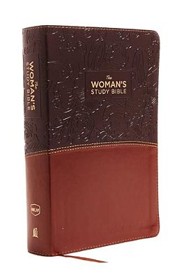 The Nkjv, Woman's Study Bible, Fully Revised, Imitation Leather, Brown/Burgundy, Full-Color, Indexed: Receiving God's Truth For Balance, Hope, And Tra-..