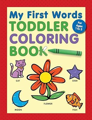 My First Words Toddler Coloring Book-..
