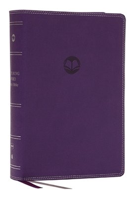 Enduring Word Study Bible: Pastoral Commentary From Every Chapter Of The Bible (Nkjv, Purple Leathersoft, Red Letter, Comfort Print, Thumb Indexed)-..