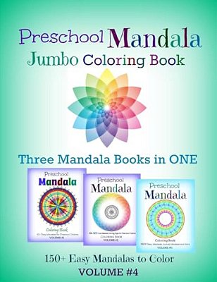 Preschool Mandala: Jumbo Coloring Book-..