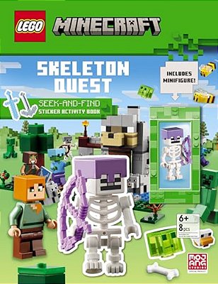 Skeleton Quest (Lego Minecraft): A Seek & Find Sticker Activity Book-..