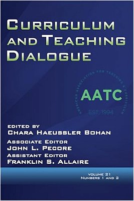 Curriculum And Teaching Dialogue Vol 21 Issue 1 & 2-..