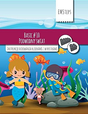 Emsteps #10 Podwodny Swiat: Instrukcje Budowania Klockami Z Wypustkami-..