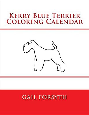 Kerry Blue Terrier Coloring Calendar-..